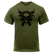 Ultra Force Molon Labe Skull T-Shirt