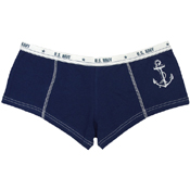 Womens Anchors Aweigh Booty Shorts