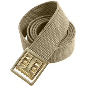 Military Web Belts W Open Face 54 Inch Gold Buckle