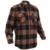 Extra Heavyweight Buffalo Plaid Flannel Cotton Shirt