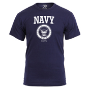 US Navy Emblem Printed T-Shirt