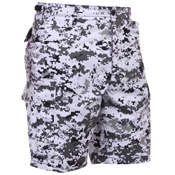 Mens Camo Poly/Cotton BDU Cargo Shorts