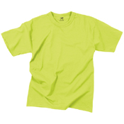 Mens Solid Color Polycotton Military T-Shirt