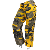 Ultra Force Womens Paratrooper Colored Camo Fatigues Pant