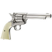 Colt Peacemaker Nickel BB Revolver - Steel BB