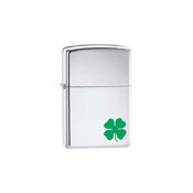 Zippo A Bit O Luck High Polish Chrome Lighter