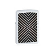 Zippo Diamond Bullseye White Matte Lighter