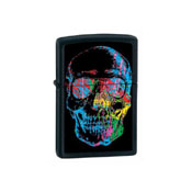 Zippo Skull Black Matte Lighter
