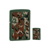 Zippo Camouflage Green Matte Windproof Lighter