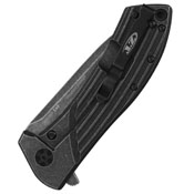 ZT 0801BW Flipper Folding Knife Blackwash